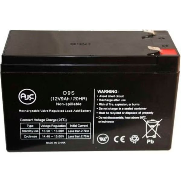 UPS Battery, UPS, 12V DC, 9 Ah, Cabling, F2 Terminal, Battery Clerk, Mfr#: TRIPP LITE-SMART1500LCDT